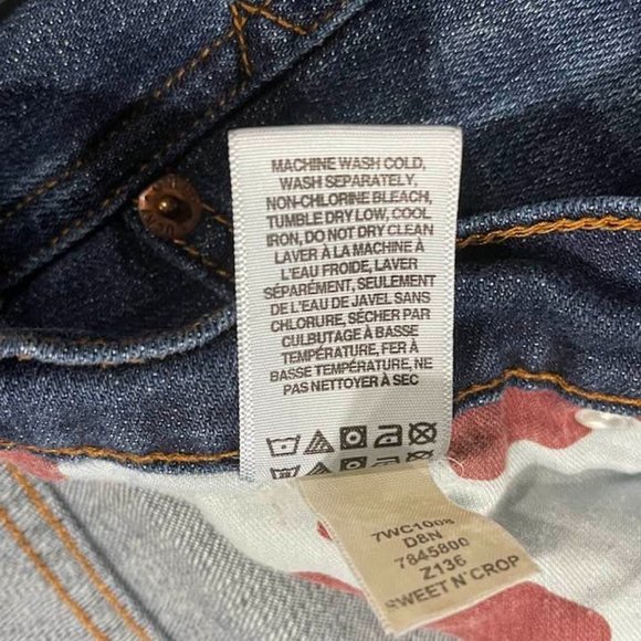 Lucky Brand Sweet N' Crop Women's Denim Cropped Low-Rise Jeans 12/31 - Picture 3 of 16